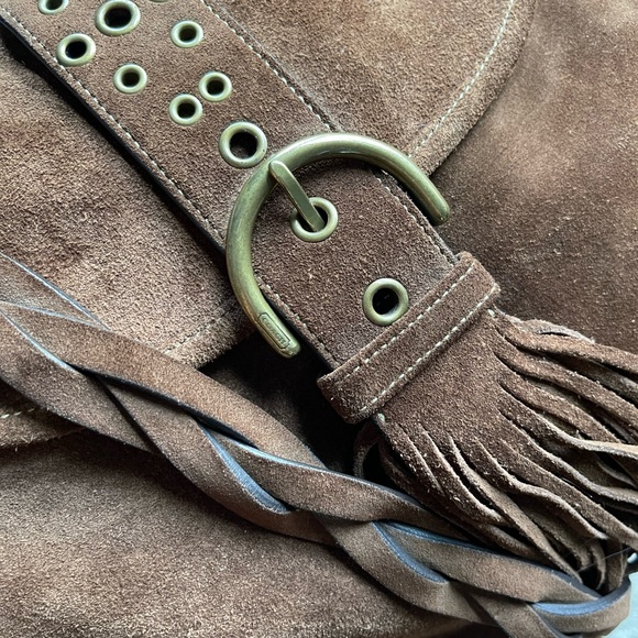 Coach Vintage Suede Crossbody Bag - Picture 11 of 16